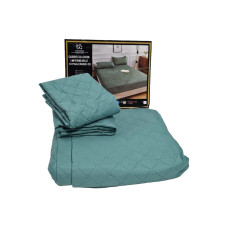 CUBRECOLCHON IMPERMEABLE HIPOALERGÉNICO - FULL - VERDE