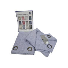CORTINA CASA CHILE BLACKOUT - GRIS