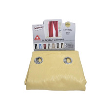 CORTINA CASA MUNDO BLACKOUT - AMARILLO