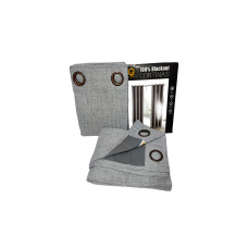 CORTINA DE LINO 100% ANTISOLAR - C.D.O - GRIS CLARO