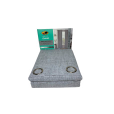 CORTINA DE LINO ANTISOLAR TORERO HAWAII- GRIS OSCURO