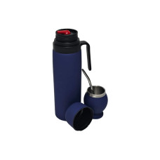 THE MATERO WJH VACUUM FLASK CON GUAMPA Y BOMBILLA - AZUL