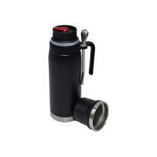 TERMO MEDIA WJH VACUUM FLASK CON BOMBILLA - NEGRO