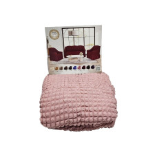 CUBRE SOFÁ ORIGINAL SÚPER CALIDAD - 3 PIEZAS - ROSA