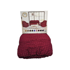 CUBRE SOFÁ ORIGINAL SÚPER CALIDAD - 3 PIEZAS - BORDO