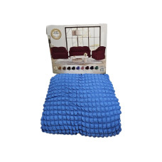 CUBRE SOFÁ ORIGINAL SÚPER CALIDAD - 3 PIEZAS - CELESTE