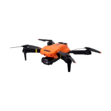 DRONE MD E90- HD - CON CONTROL Y BOLSA- WIFI- NARANJA 